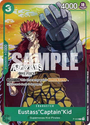 [P-003] Eustass"Captain"Kid (Offline Regional 2024 Participant Vol. 2) (Foil)