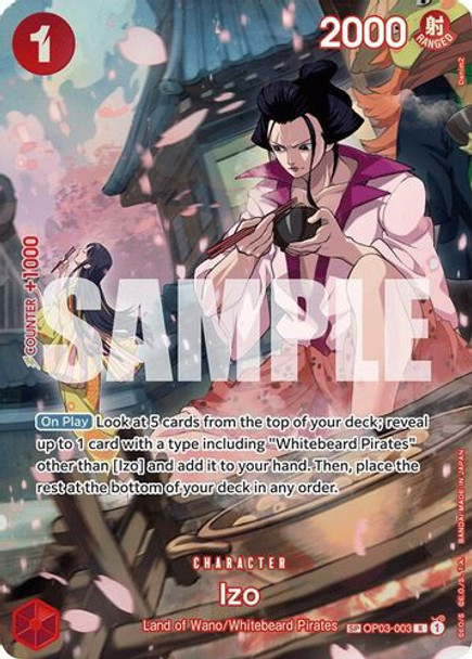 [OP03-003](SP) Izo (OP-07 Alt Art) (Foil)