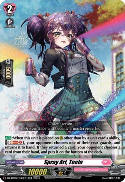 DZ-BT02/039EN RR Spray Art, Teela