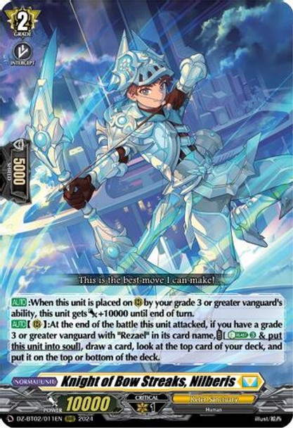 DZ-BT02/011EN RRR Knight of Bow Streaks, Nilberis