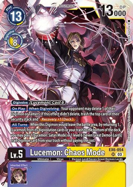 [EX06-054](SR) Lucemon: Chaos Mode (Foil)