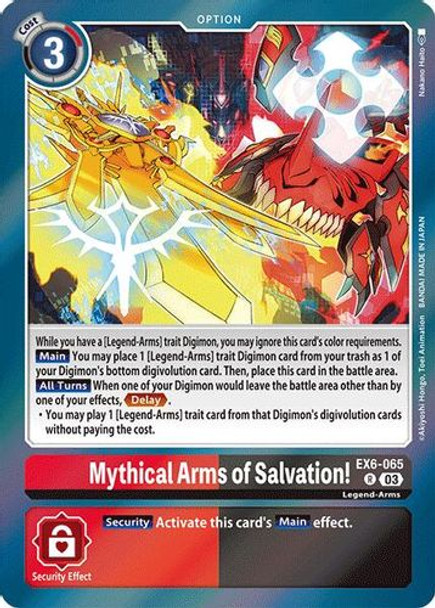 [EX06-065](R) Mythical Arms of Salvation! (Foil)