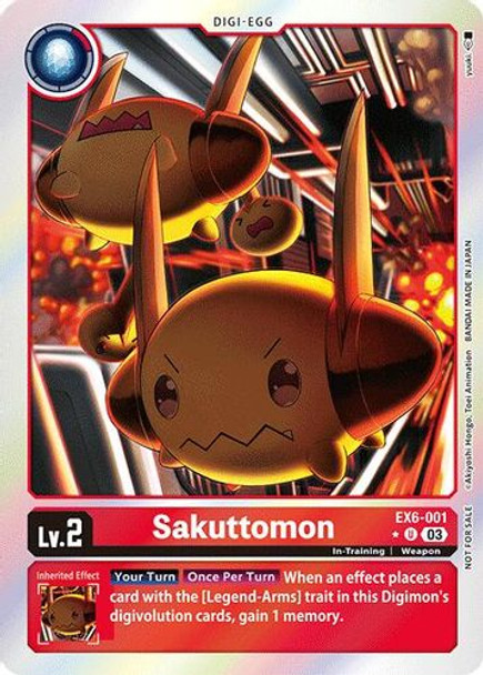 [EX06-001](U) Sakuttomon (EX06 Box Topper) (Foil)