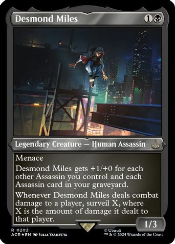 ACR-0202R Desmond Miles (Foil Etched)