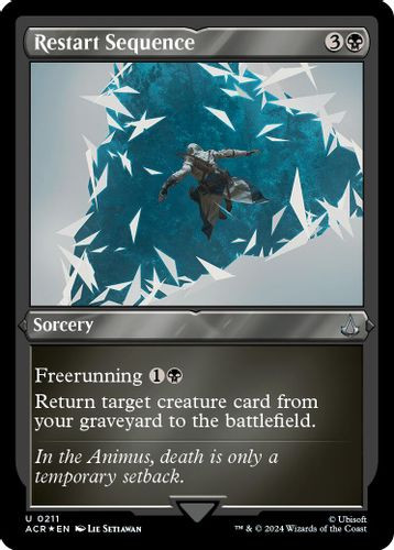 ACR-0211U Restart Sequence (Foil Etched)