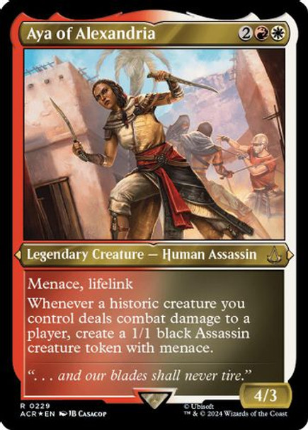 ACR-0229R Aya of Alexandria (Foil Etched)