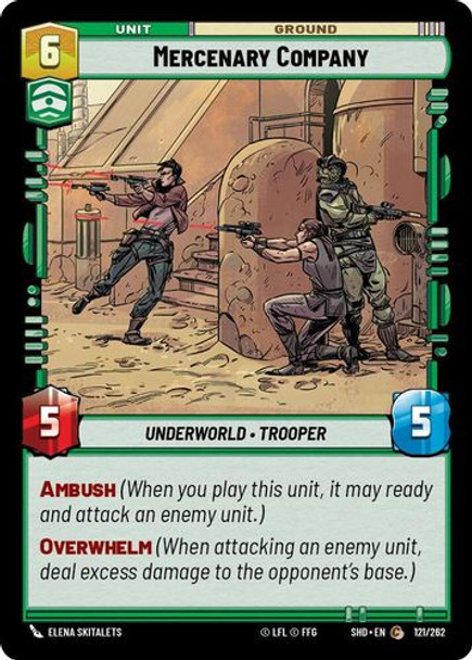 02-SHD-EN-121C Mercenary Company (Foil)