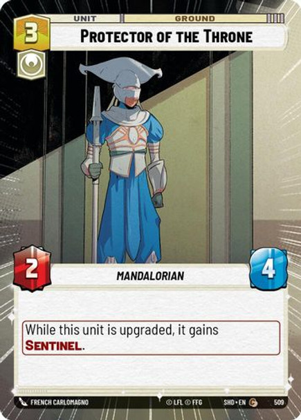02-SHD-EN-509C Protector of the Throne (Hyperspace) (Foil)