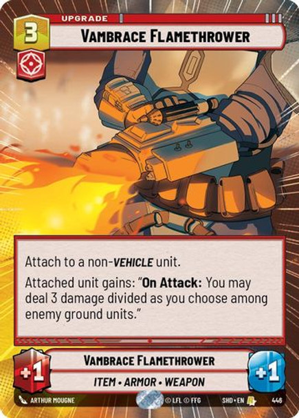 02-SHD-EN-446R Vambrace Flamethrower (Hyperspace)