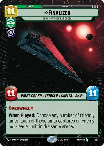 02-SHD-EN-361L Finalizer - Might of the First Order (Hyperspace) (Foil)