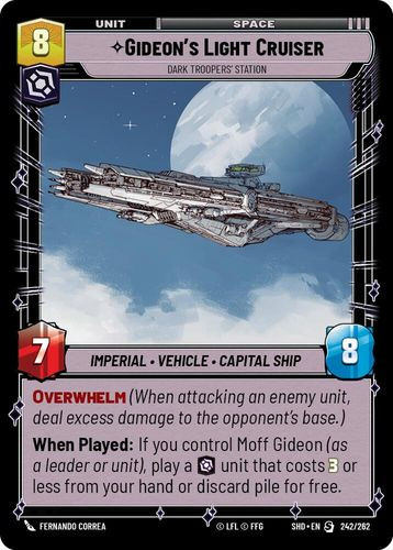 02-SHD-EN-242S Gideon's Light Cruiser - Dark Troopers' Station