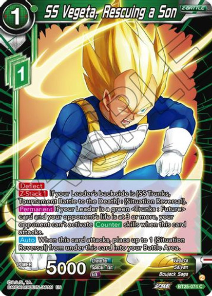 [BT25-074](C) SS Vegeta, Rescuing a Son