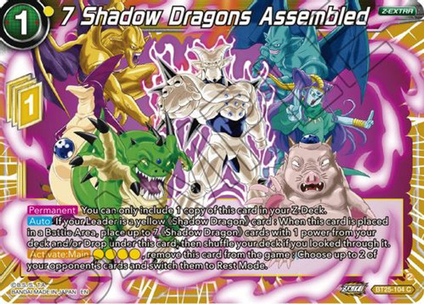 [BT25-104](C) 7 Shadow Dragons Assembled