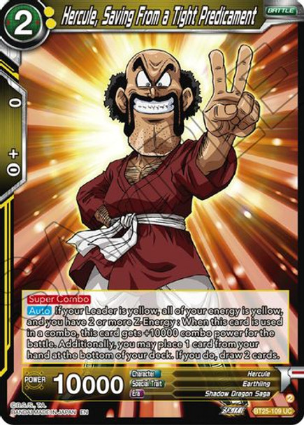 [BT25-109](UC) Hercule, Saving From a Tight Predicament