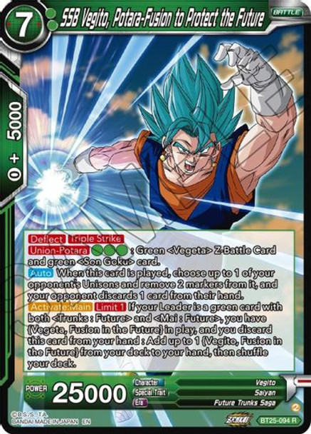 [BT25-094](R) SSB Vegito, Potara-Fusion to Protect the Future (Foil)