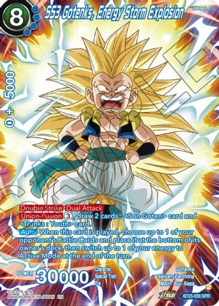 [BT25-058](SPR) SS3 Gotenks, Energy Storm Explosion (Foil)