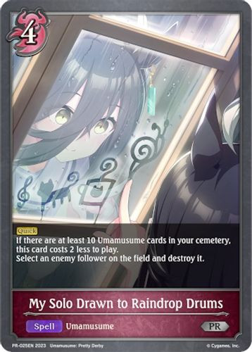 [PR-025EN] My Solo Drawn to Raindrop Drums
