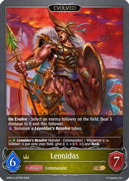 [GFB01a-027EN](G) Leonidas (Evolved)