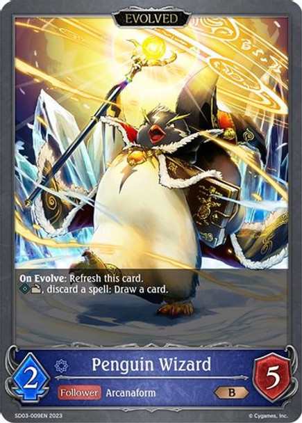 [SD03-009EN](B) Penguin Wizard (Evolved)