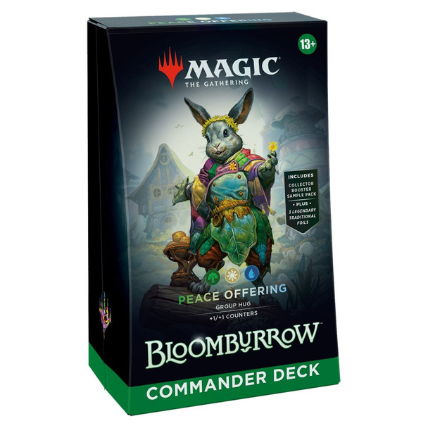 MTG Bloomburrow Commander Deck (Peace Offering Green White Blue)