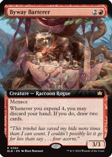 BLB-0360R Byway Barterer (Extended Art) (Foil)