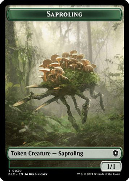 (BLC) 22-BLC//30-BLC Hamster // Saproling Double-Sided Token