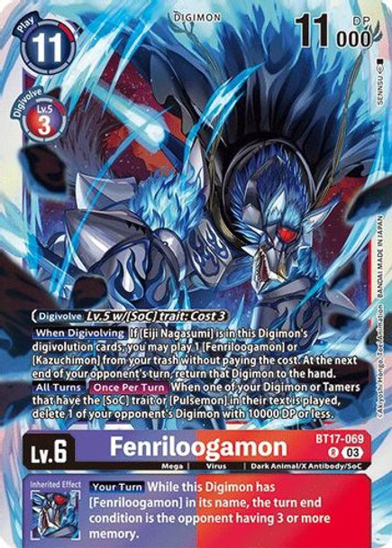 [BT17-069](R) Fenriloogamon (Foil)