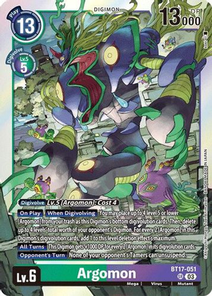 [BT17-051](SR) Argomon (Foil)