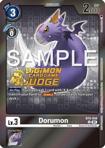 [BT09-058](U) Dorumon (Judge Pack 5) (Foil)