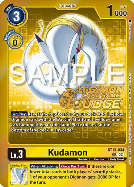 [BT13-034](U) Kudamon (Judge Pack 5) (Foil)