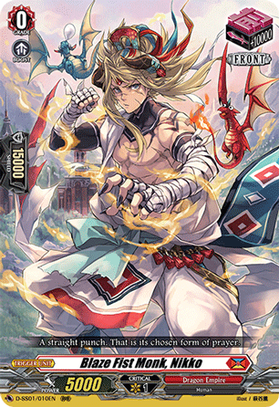 D-SS01/010EN RRR Blaze Fist Monk, Nikko
