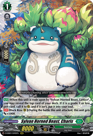 D-SS01/049EN RRR Sylvan Horned Beast, Charis