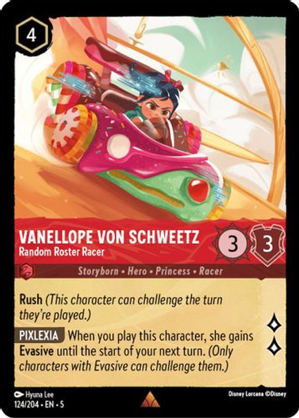 [LOR05-124/204](R) Vanellope von Schweetz - Random Roster Racer (Foil)