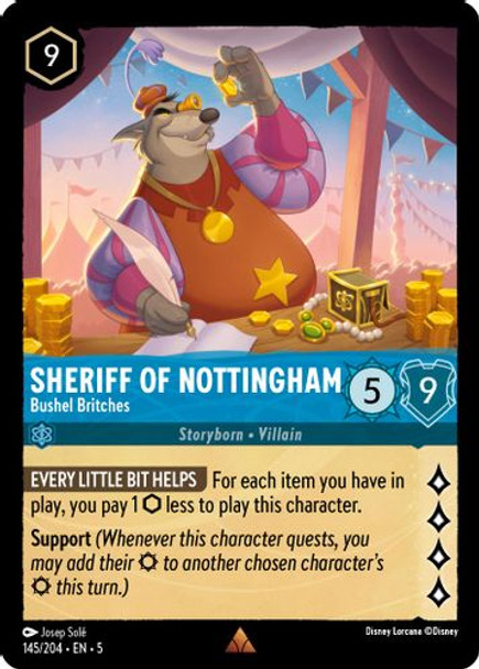 [LOR05-145/204](R) Sheriff of Nottingham - Bushel Britches (Foil)