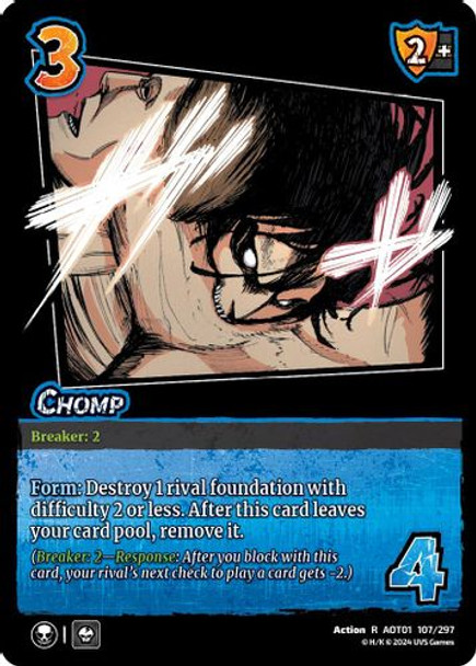 [AOT01-107/297](R) Chomp (Foil)