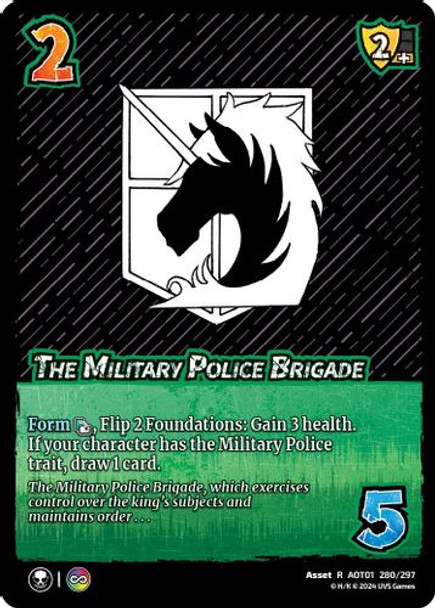 [AOT01-280/297](R) The Military Police Brigade (Foil)