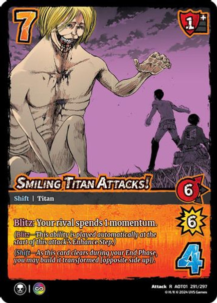 [AOT01-291/297](R) Smiling Titan Attacks! // The Smiling Titan (Foil)