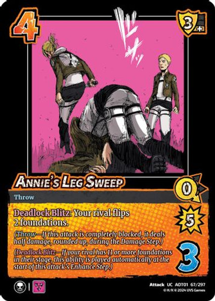 [AOT01-067/297](UC) Annie's Leg Sweep