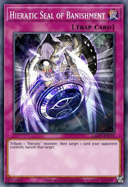 GFTP-EN056 Hieratic Seal of Banishment (Ultra Rare) <1st>