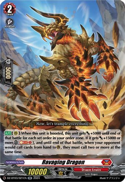 DZ-BT03/021EN RR Ravaging Dragon