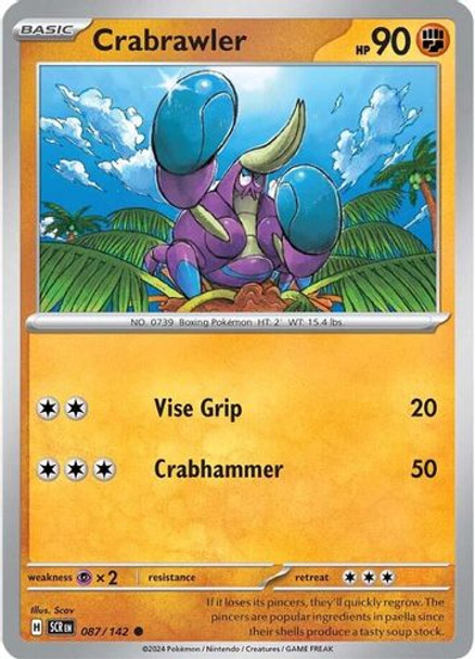 [SV07][SCR-087/142](C) Crabrawler