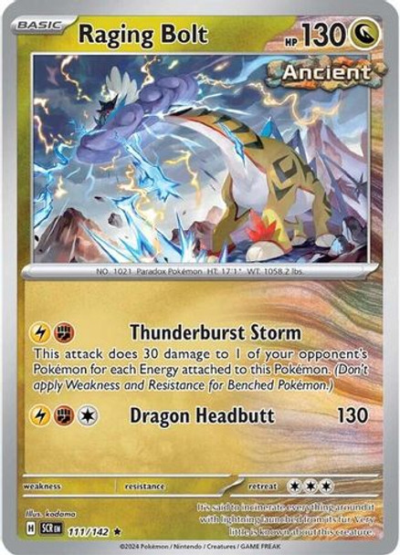 [SV07][SCR-111/142](R) Raging Bolt (Holo)