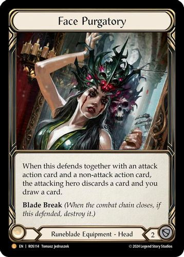 [FAB14 1st][ROS-114](L) Face Purgatory (Rainbow Foil)