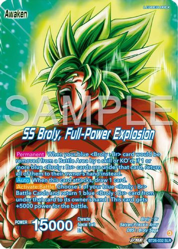 BT26-032](SLR) Broly // SS Broly, Full-Power Explosion (Foil