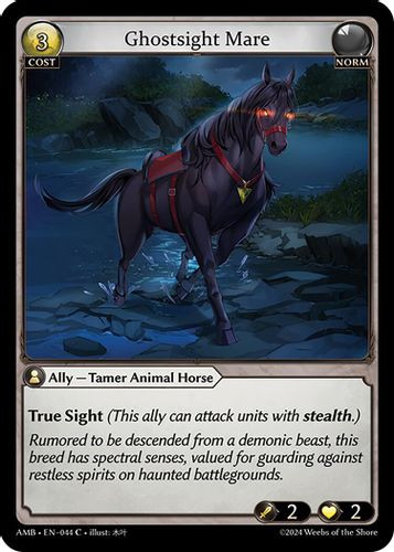 |GA05|<1st>[AMB-EN-044](C) Ghostsight Mare {Foil}