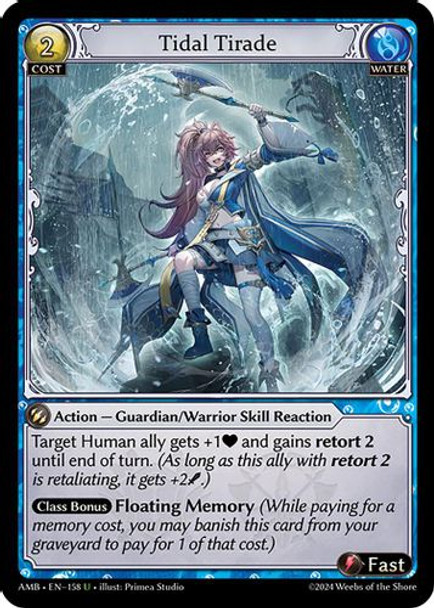 [GA05-AMB1st-EN-158](U) Tidal Tirade (Foil)