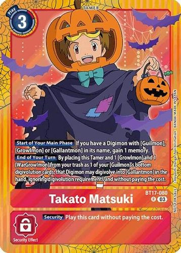 [BT17-080](R) Takato Matsuki (Halloween 2024) (Foil)