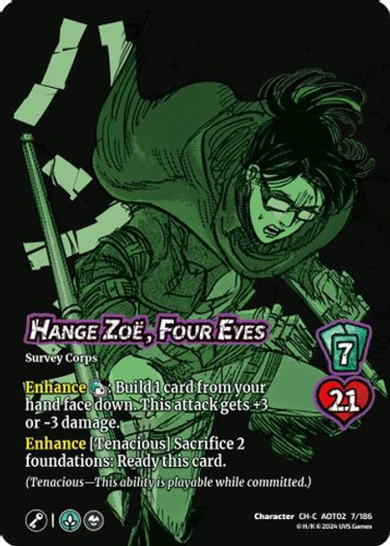 [AOT02-007/186](CH-C) Hange Zoe, Four Eyes (Foil)