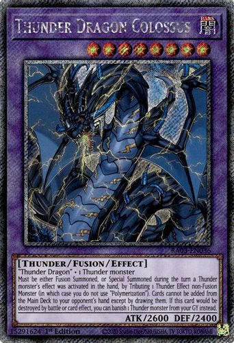 [RA03-EN036] Thunder Dragon Colossus (Platinum Secret Rare)<1st>