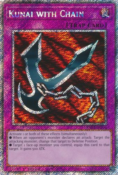 [RA03-EN204] Kunai with Chain (Platinum Secret Rare)<1st>